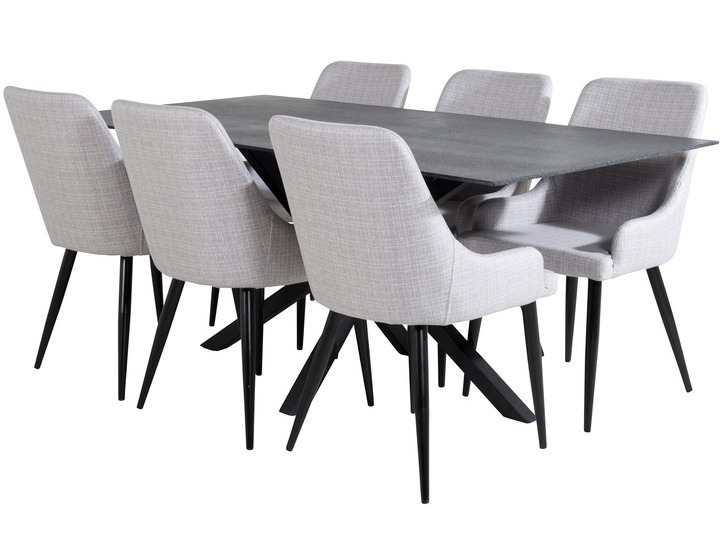 Étkezőgarnitúra Dallas 1803, 75x90x180cm