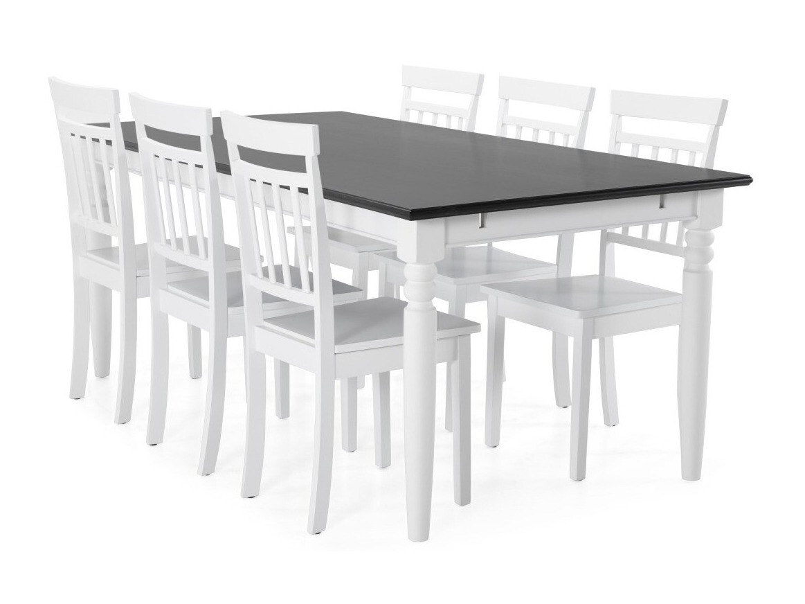 Étkezőgarnitúra Provo 133, 78x100x190cm, Kaucsuk