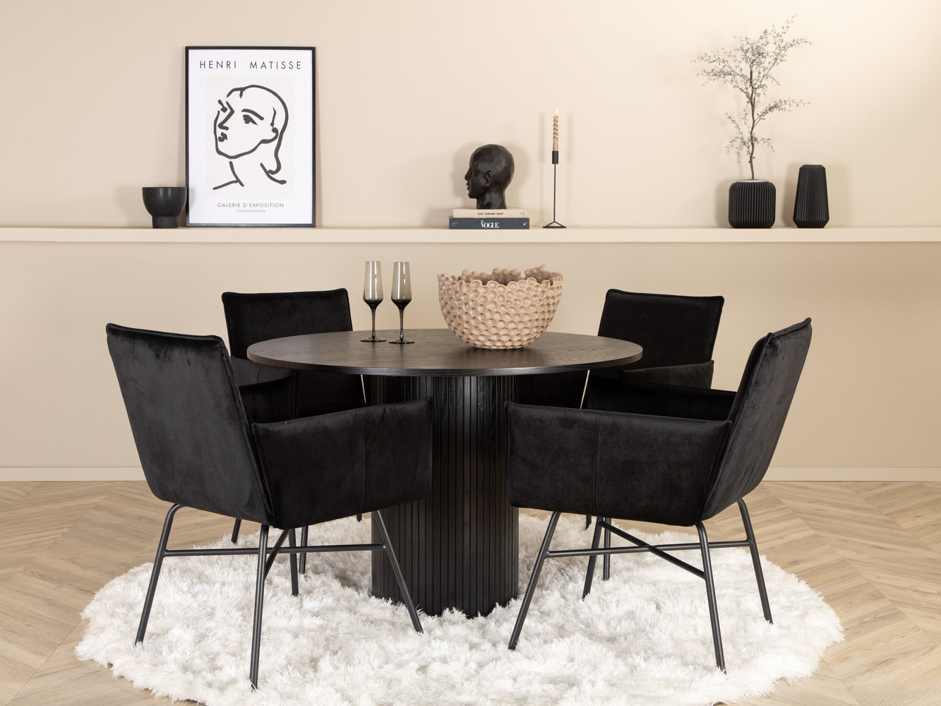 Étkezőgarnitúra Dallas 3092, 74cm