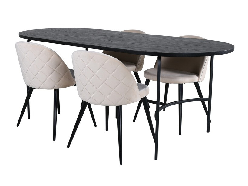 Étkezőgarnitúra Dallas 2526, 75x90x200cm