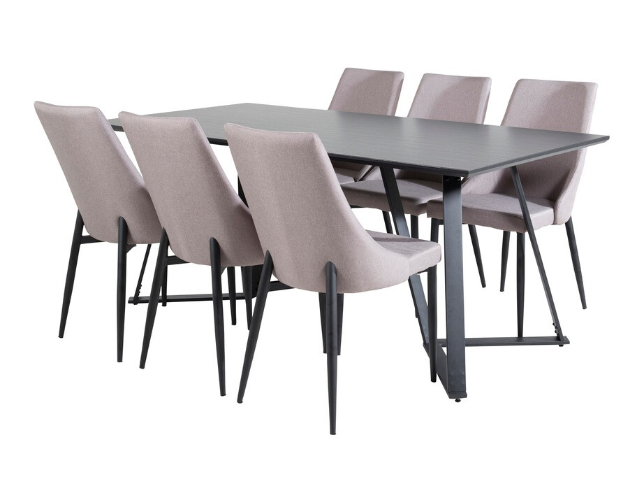 Étkezőgarnitúra Dallas 1969, 75x90x180cm