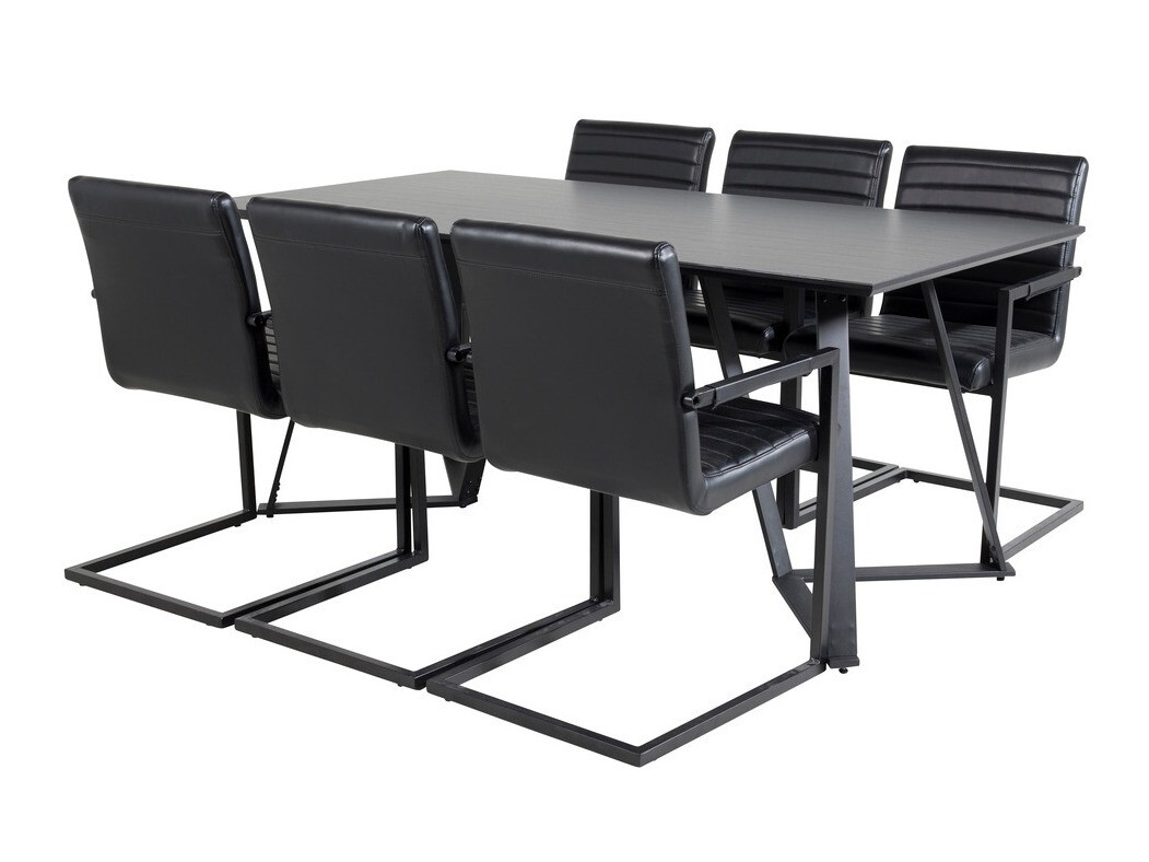 Étkezőgarnitúra Dallas 1968, 75x90x180cm