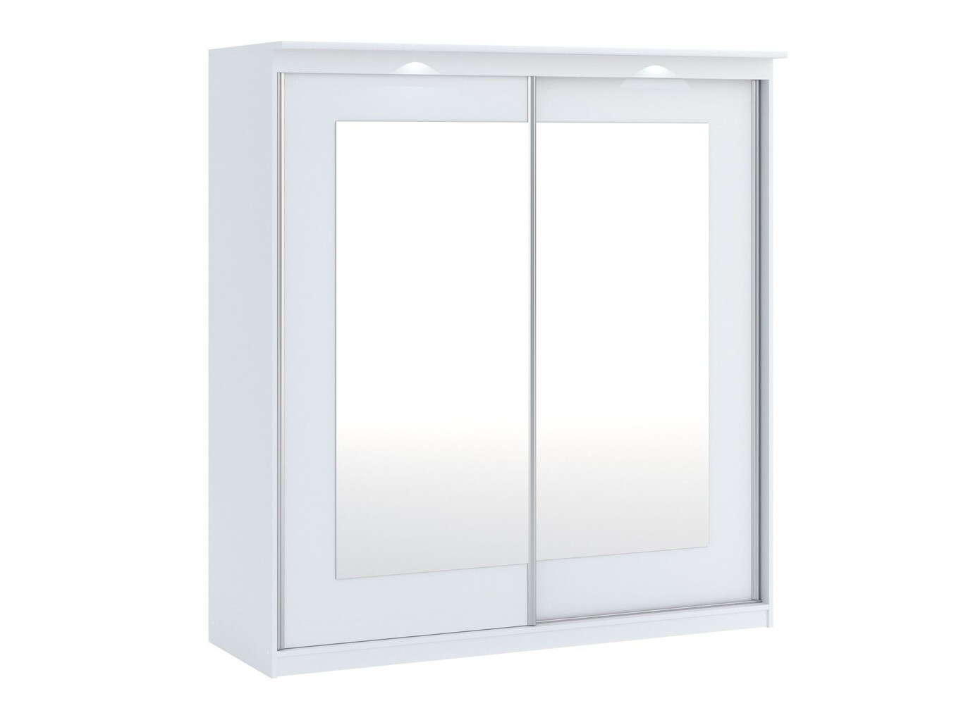 Gardróbszekrény Bristol 152, Fehér, 194.6x180x69cm, Szekrényajtók: Tolóajtók
