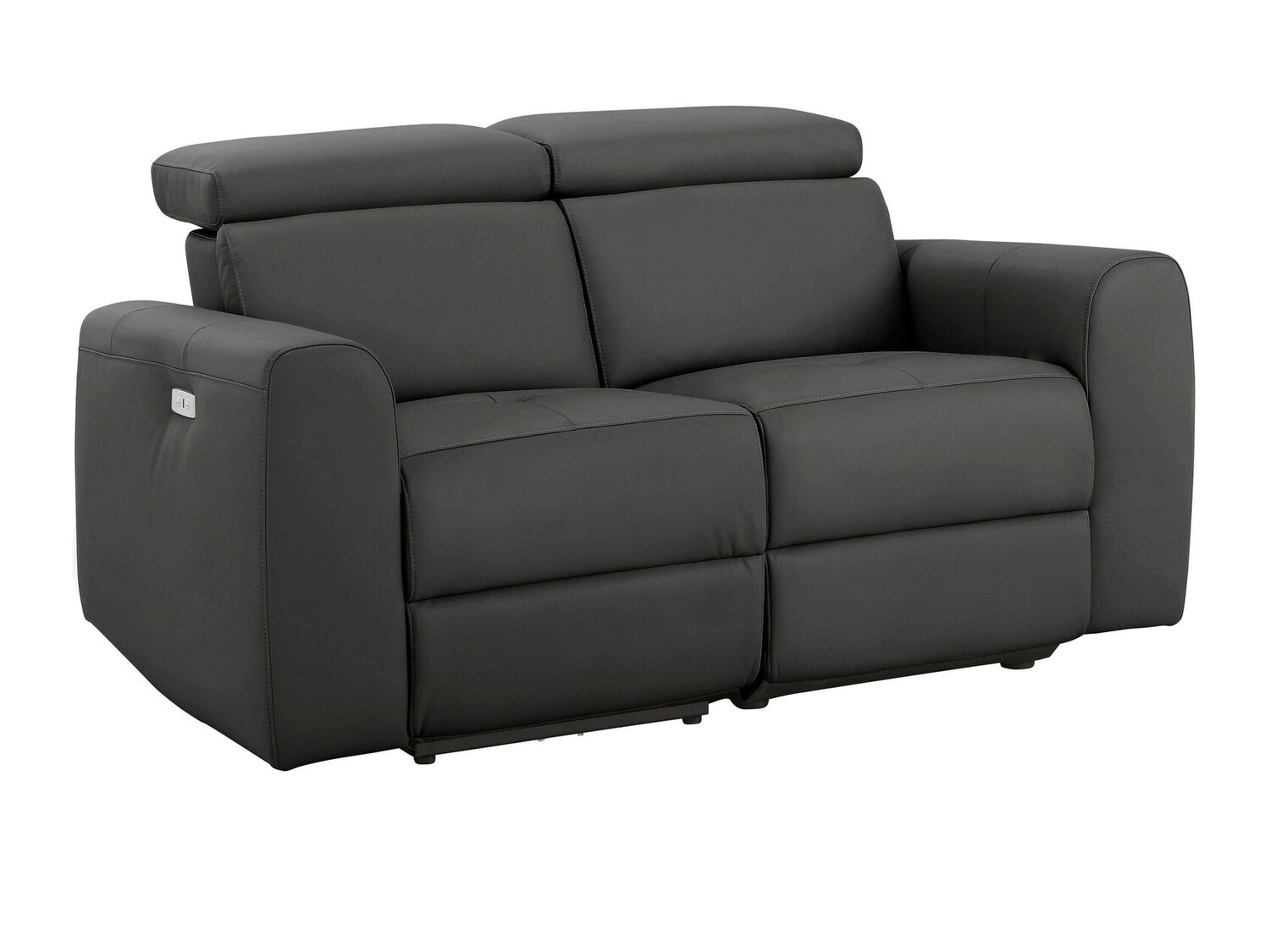 Relax kanapé Denton 506, Sötétszürke, 93x158x83cm, Lábak: Műanyag