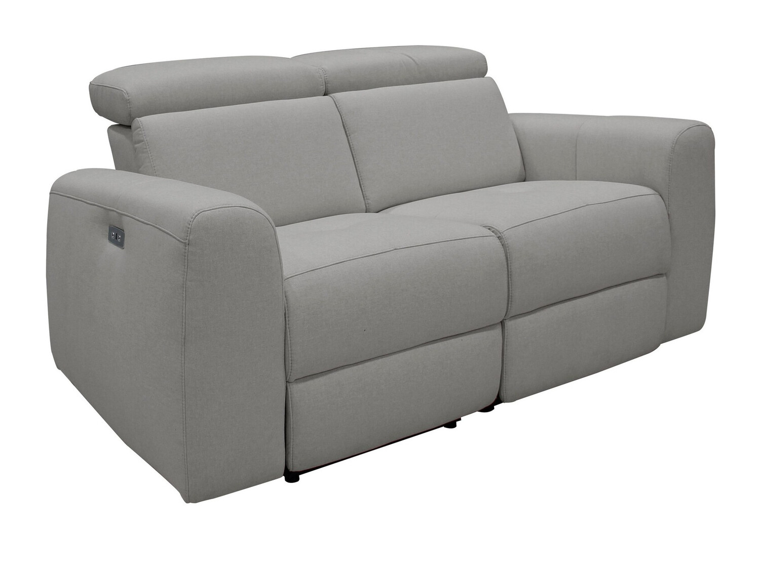 Relax kanapé Denton 505, Szürke, 97x158x83cm, Lábak: Műanyag