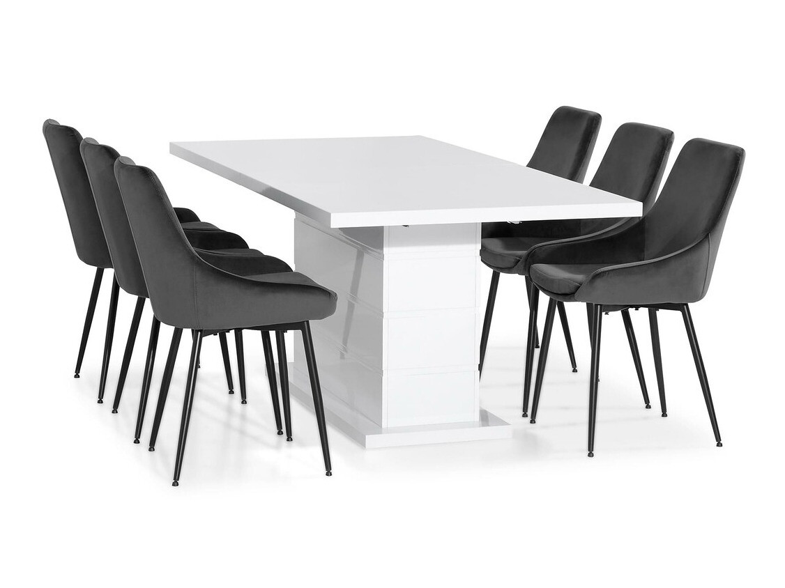 Étkezőgarnitúra Scandinavian Choice 727, 75x90x180cm