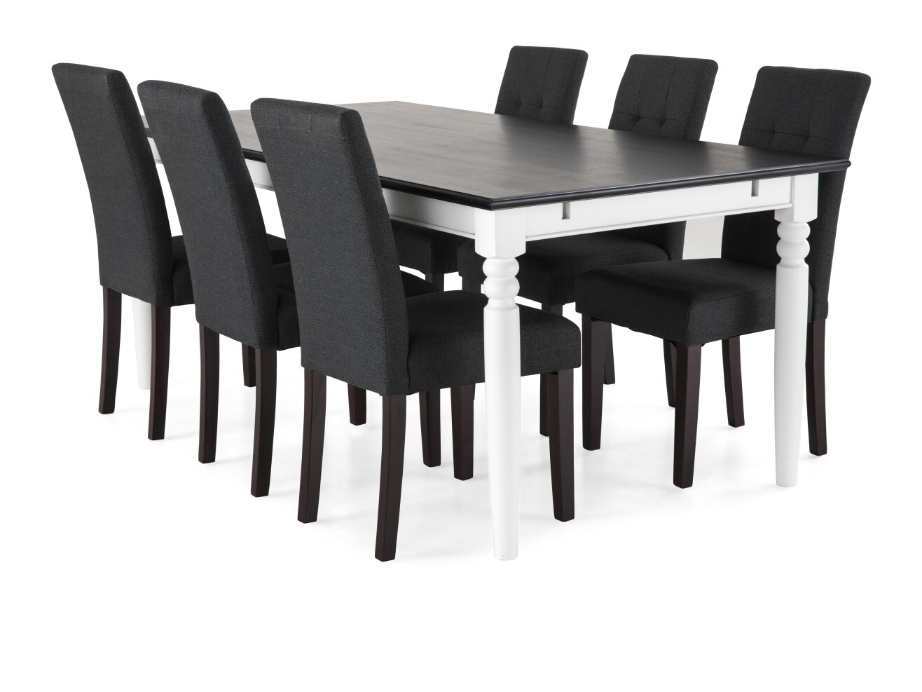 Étkezőgarnitúra Scandinavian Choice 326, 78x100x190cm, Mahagóni