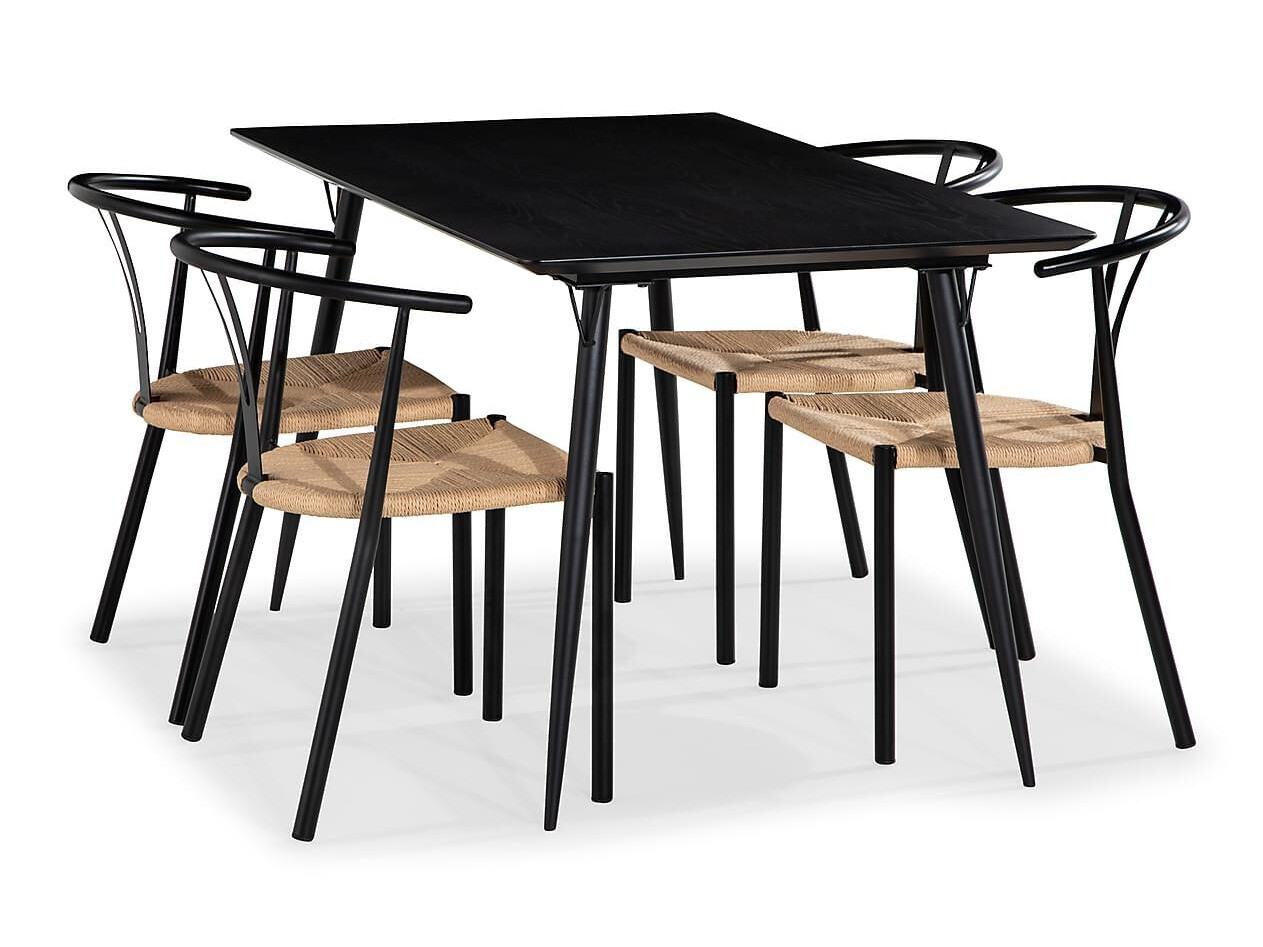 Étkezőgarnitúra Parkland 226, 75x80x140cm