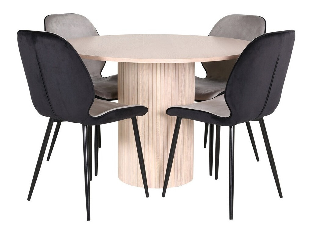 Étkezőgarnitúra Dallas 2562, 74cm, Hamu