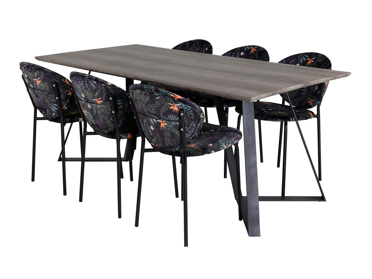 Étkezőgarnitúra Dallas 1354, 75x90x180cm