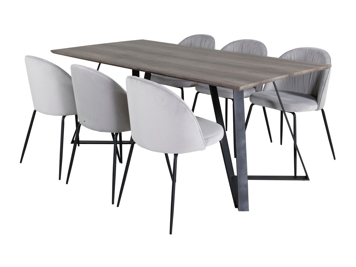 Étkezőgarnitúra Dallas 1358, 75x90x180cm