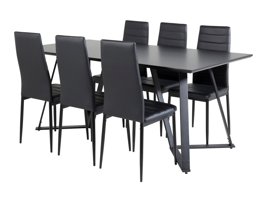 Étkezőgarnitúra Dallas 1966, 75x90x180cm