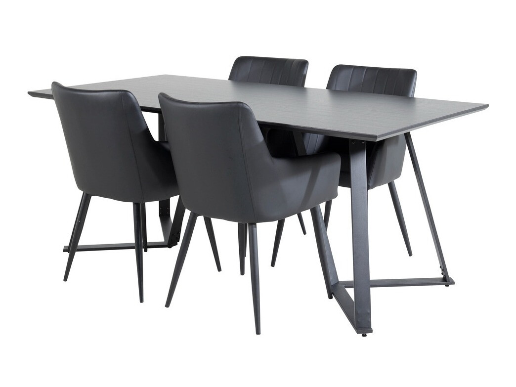 Étkezőgarnitúra Dallas 1967, 75x90x180cm