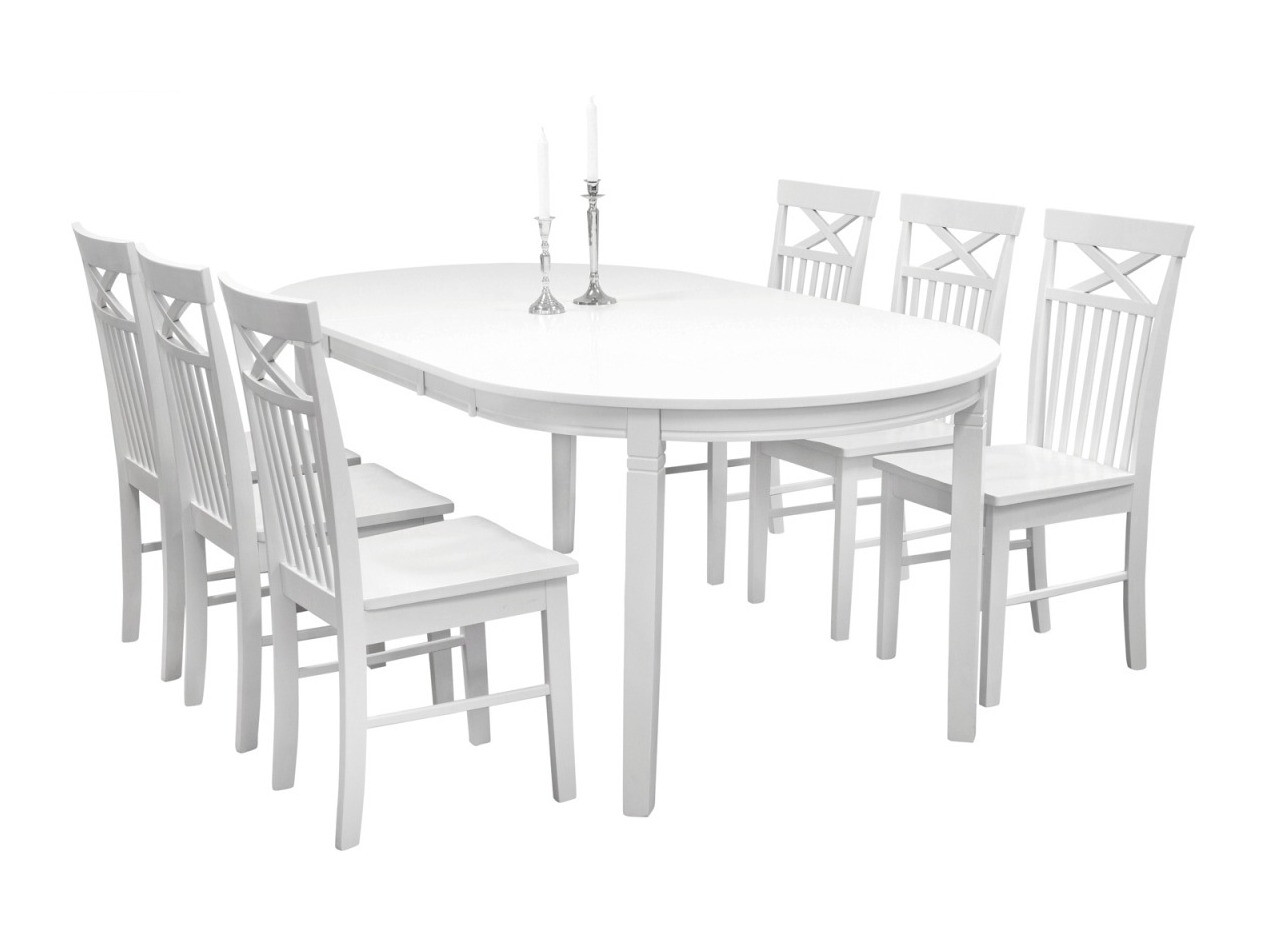 Étkezőgarnitúra Scandinavian Choice 156, 74x107x150cm, Kaucsuk