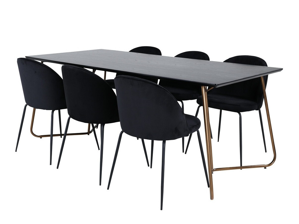 Étkezőgarnitúra Dallas 2714, 75x90x190cm