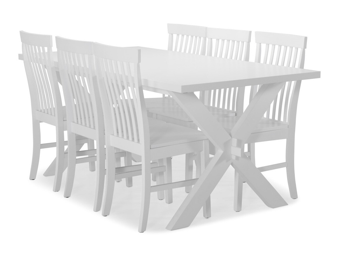 Étkezőgarnitúra Scandinavian Choice 270, 76x90x180cm, Kaucsuk