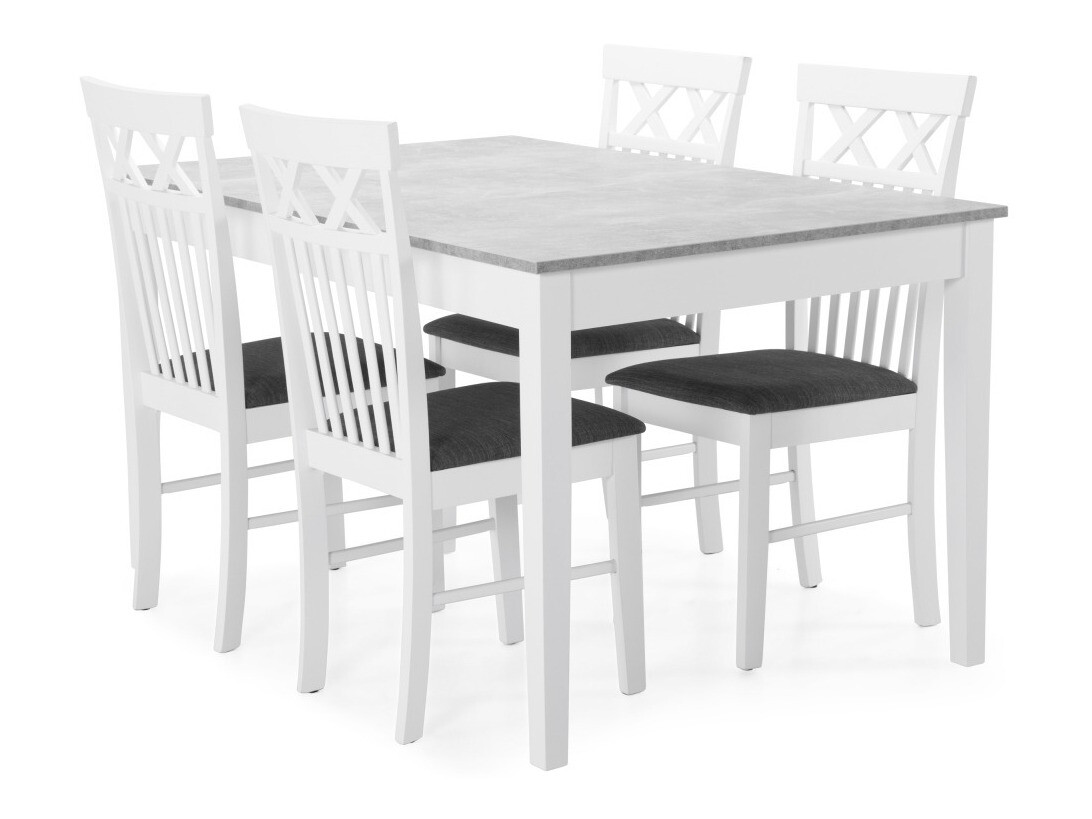 Étkezőgarnitúra Scandinavian Choice 377, 73.8x90x140cm, Kaucsuk