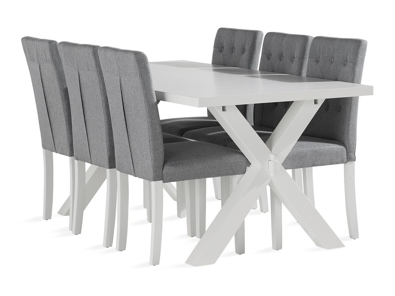 Étkezőgarnitúra Parkland 358, 75x90x180cm, Kaucsuk