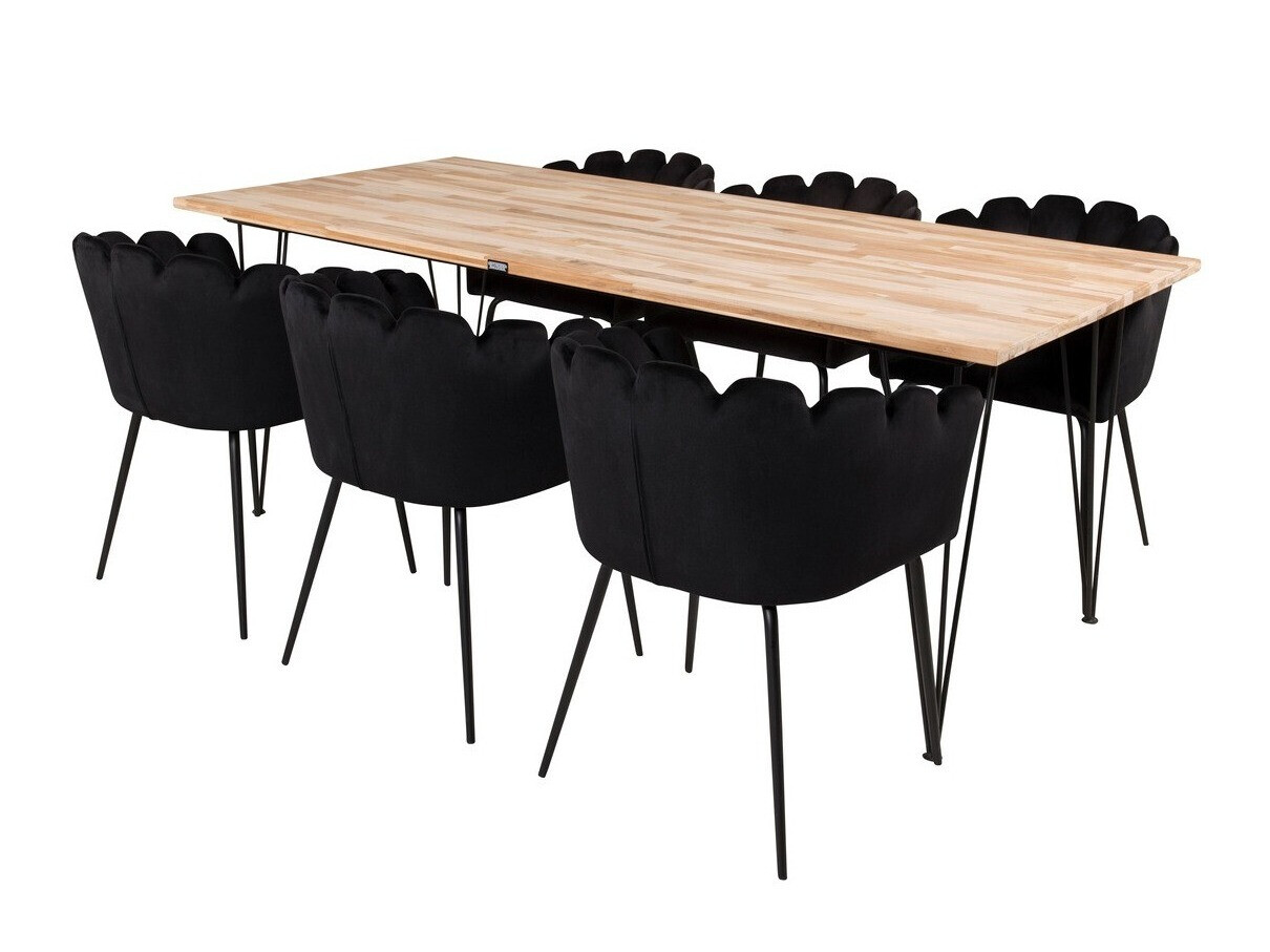 Étkezőgarnitúra Dallas 1753, 75x90x200cm