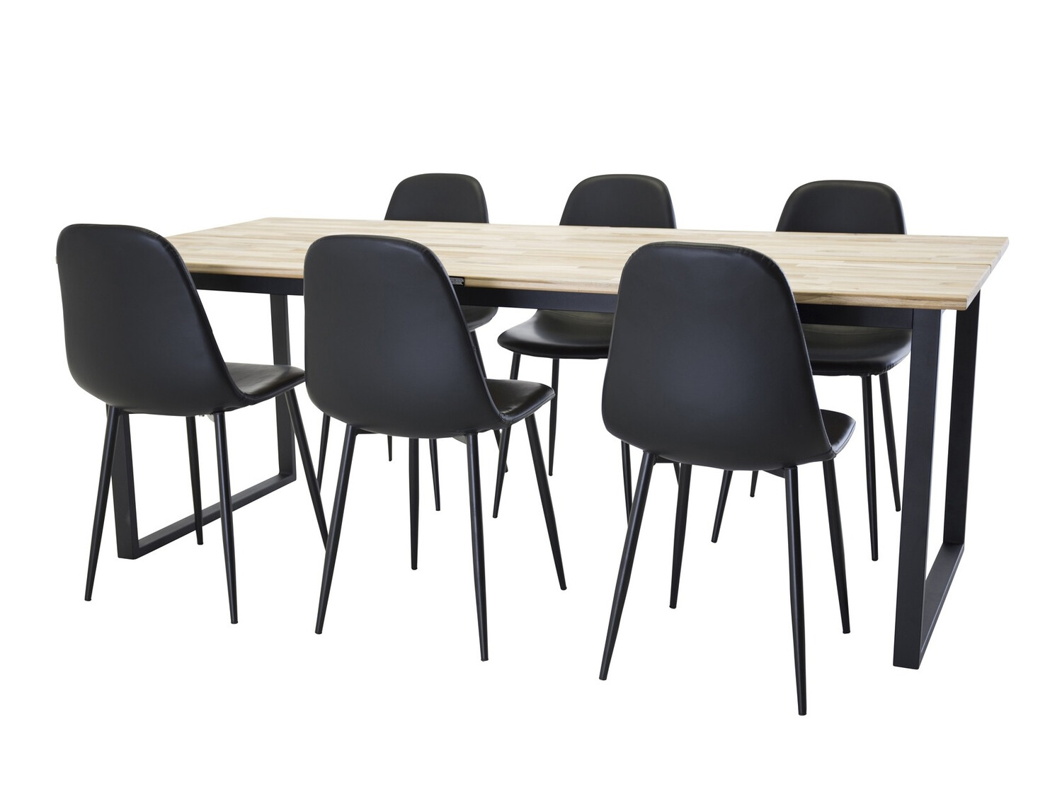 Étkezőgarnitúra Dallas 1671, 75x90x200cm, Tikfa