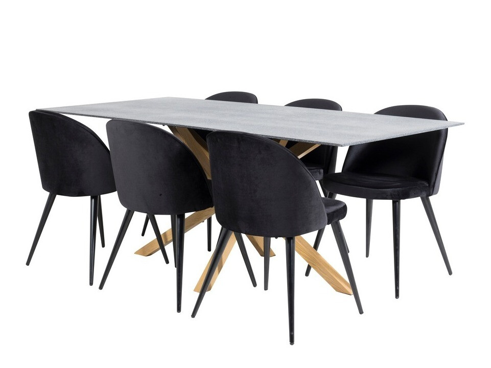 Étkezőgarnitúra Dallas 1324, 75x90x180cm