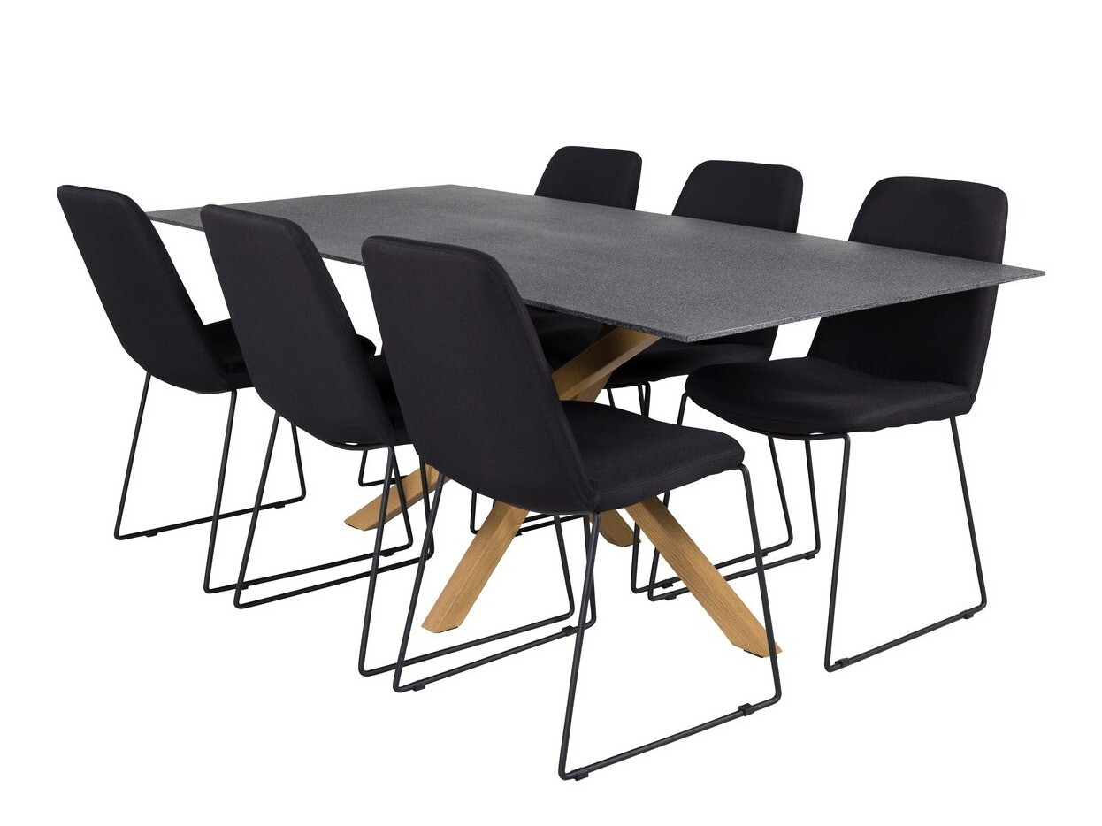 Étkezőgarnitúra Dallas 1326, 75x90x180cm