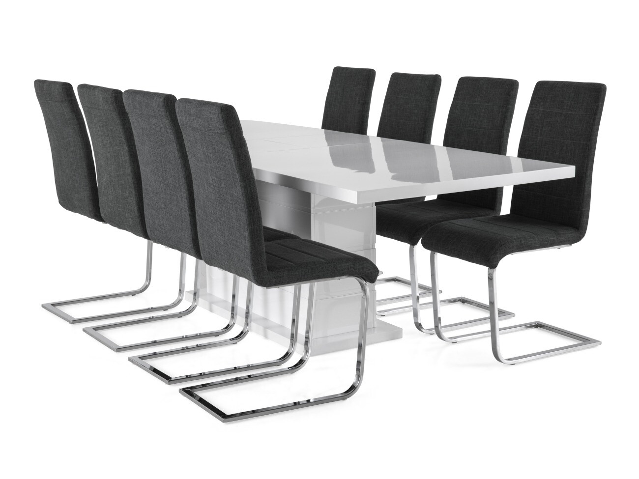 Étkezőgarnitúra Scandinavian Choice 626, 75x90x200cm, Kaucsuk