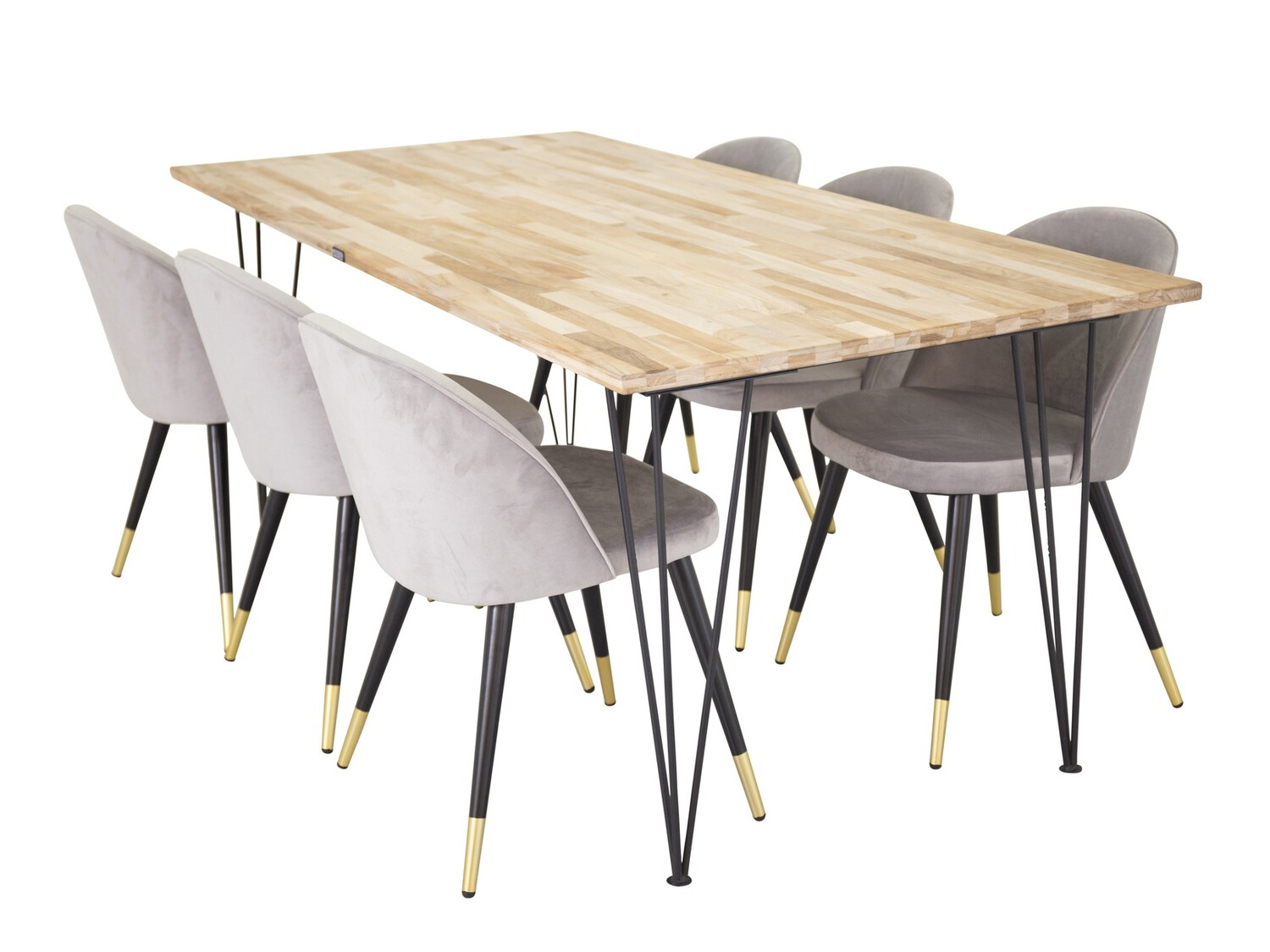 Étkezőgarnitúra Dallas 1486, 75x90x200cm, Tikfa