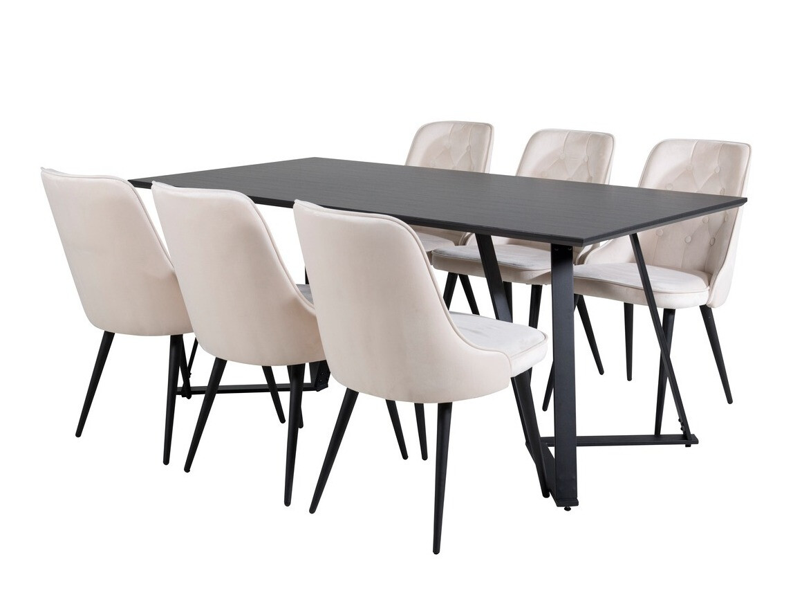 Étkezőgarnitúra Dallas 1628, 75x90x180cm