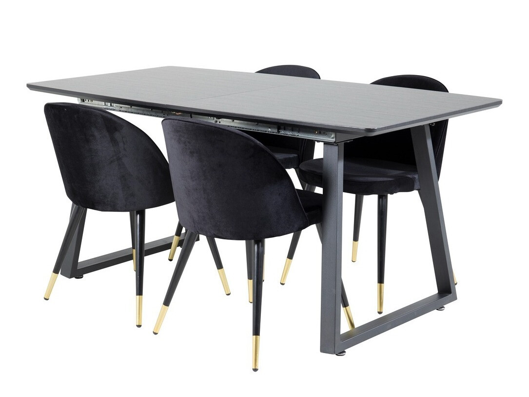 Étkezőgarnitúra Dallas 1631, 75.5x80x160cm