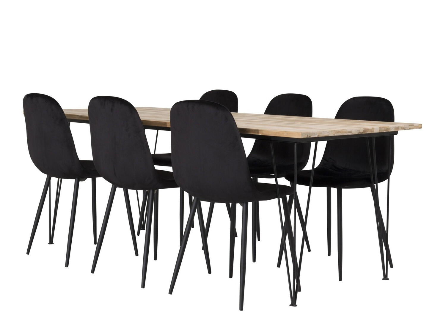 Étkezőgarnitúra Dallas 1644, 75x90x200cm, Tikfa