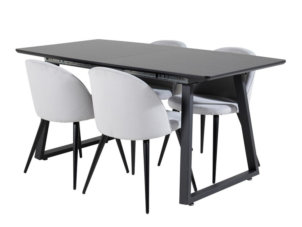 Étkezőgarnitúra Dallas 1687, 75.5x85x160cm