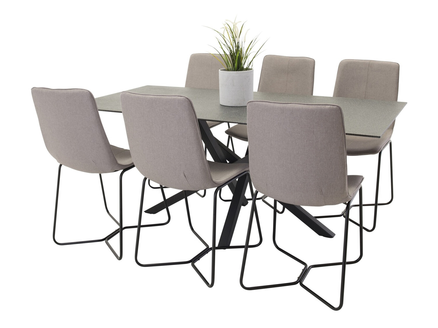 Étkezőgarnitúra Dallas 1902, 75x90x180cm