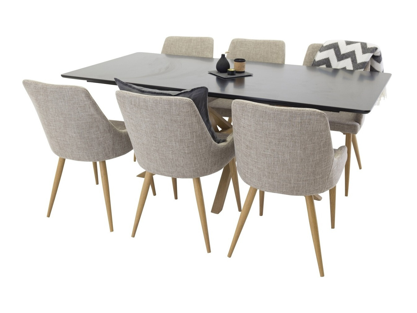 Étkezőgarnitúra Dallas 1806, 75x90x180cm