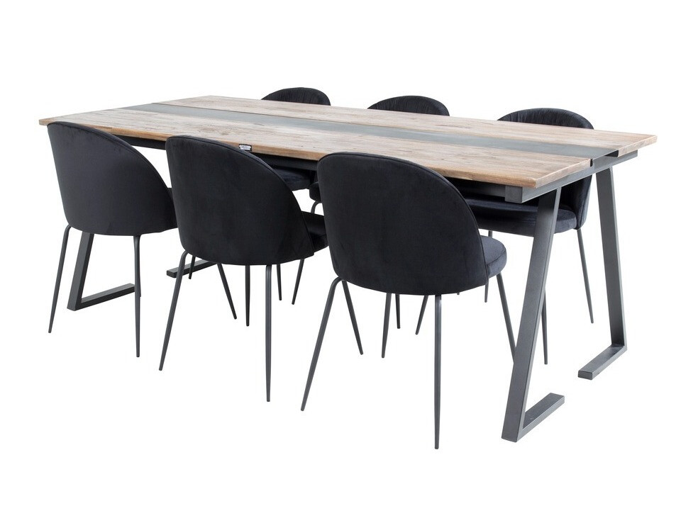 Étkezőgarnitúra Dallas 1943, 75x90x200cm, Tikfa