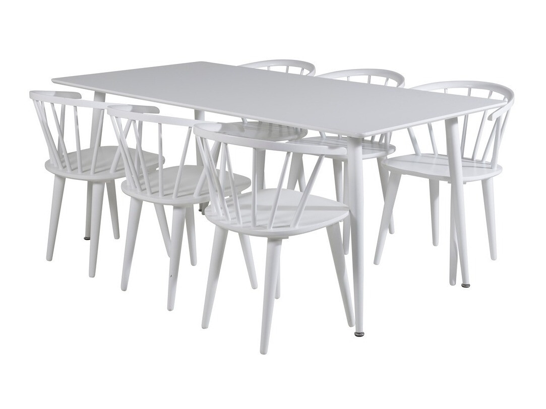 Étkezőgarnitúra Dallas 1604, 75x90x180cm, Kaucsuk