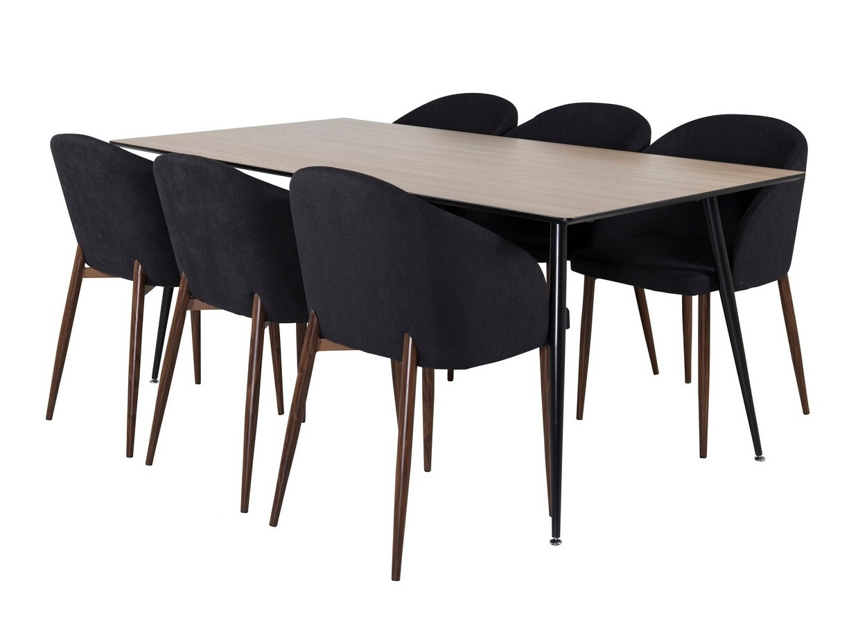 Étkezőgarnitúra Dallas 1812, 75x90x180cm