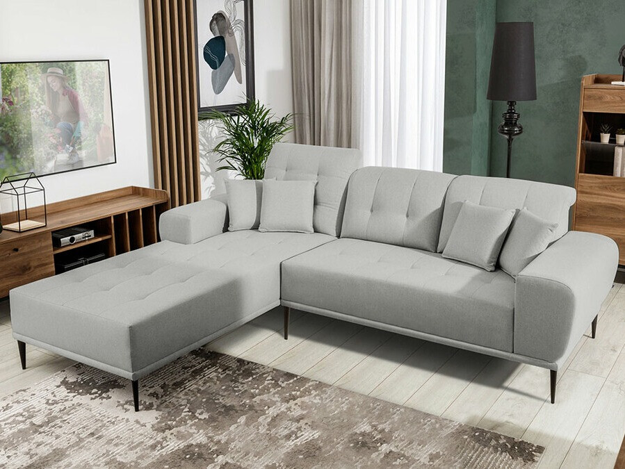 Sarokkanapé Providence 153, 85x256x194cm, Lábak: Fém