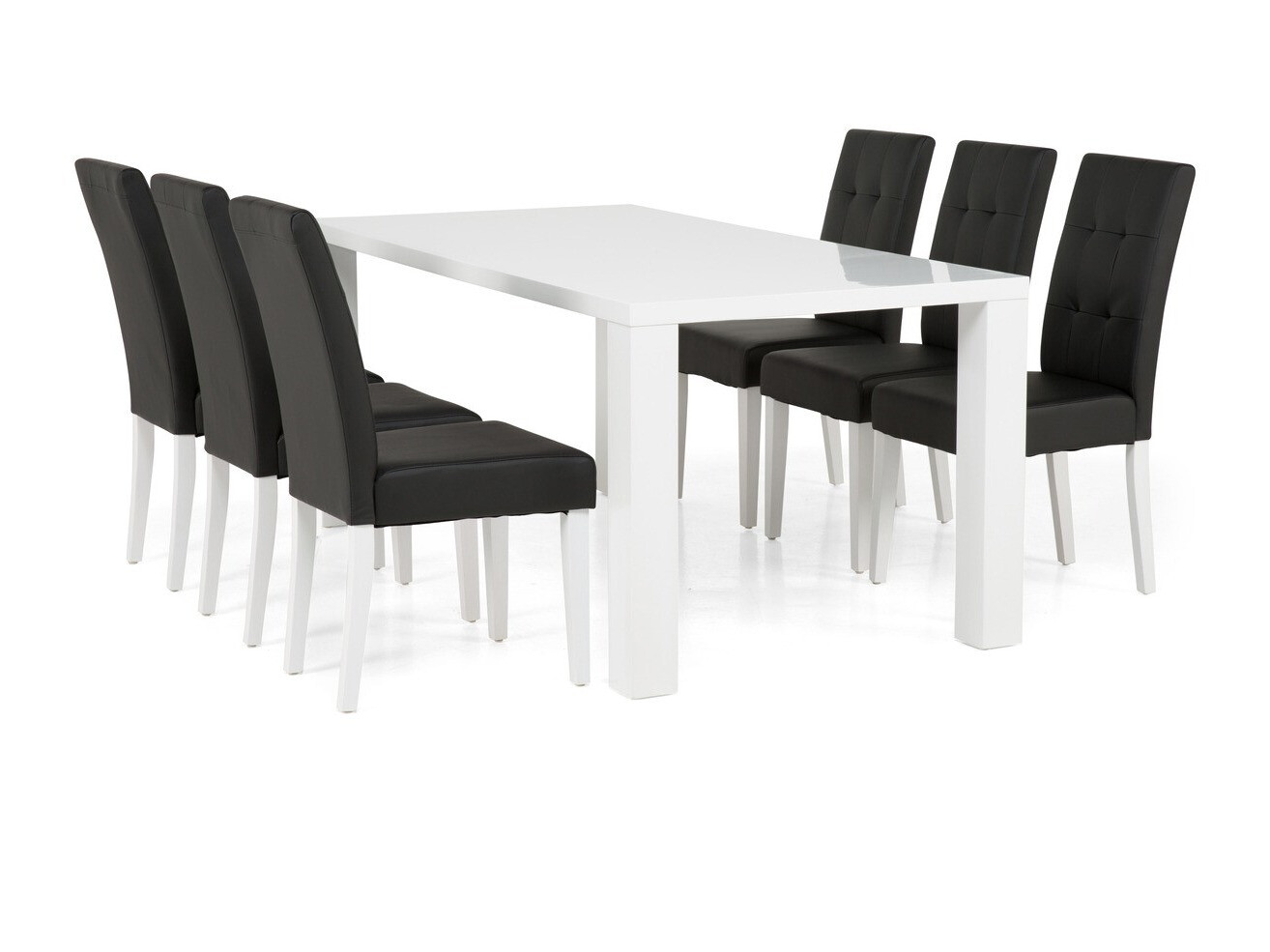 Étkezőgarnitúra Scandinavian Choice 126, 76x90x180cm, Kaucsuk