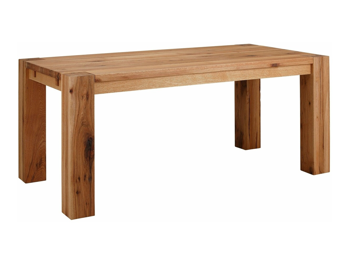 Asztal Denton 729, Világosbarna, 75x90x180cm, Munkalap anyaga, Váz anyaga