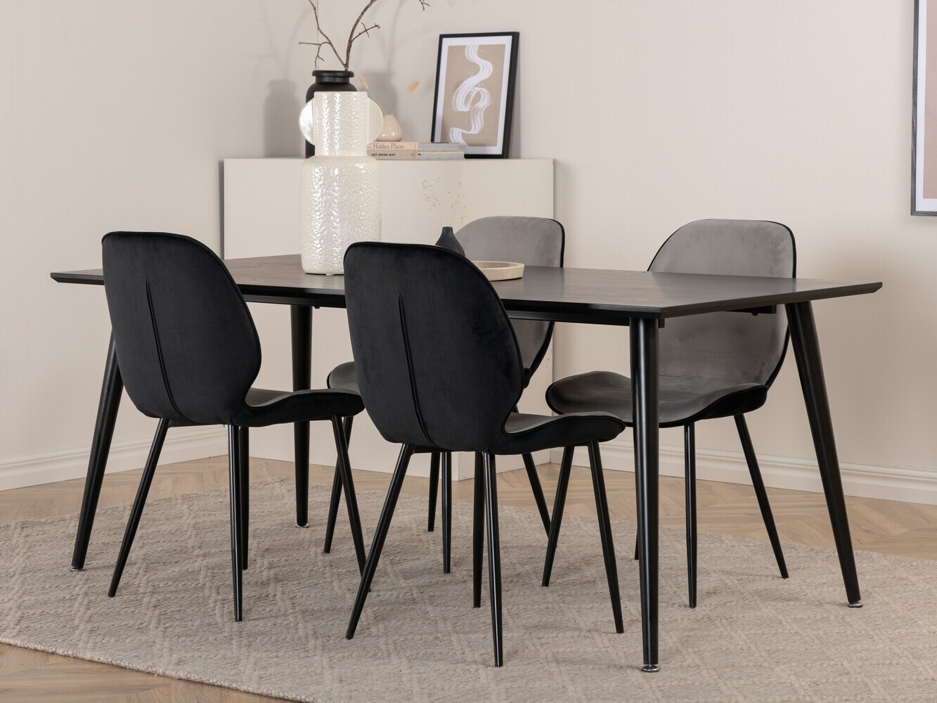 Étkezőgarnitúra Dallas 2598, 75x90x180cm