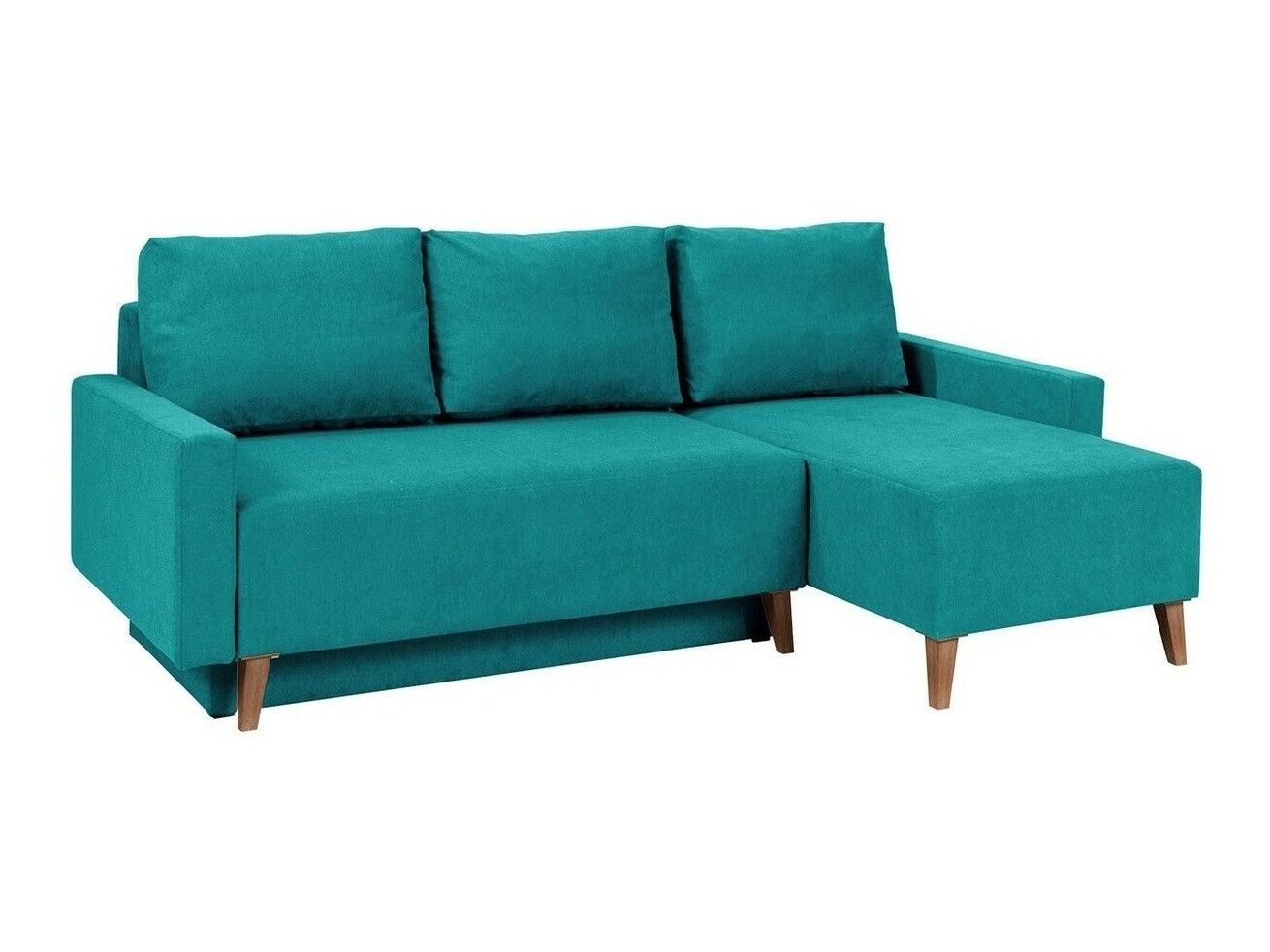 Sarokkanapé Providence D100, Ágyneműtartó, 88x225x140cm, Lábak: Műanyag