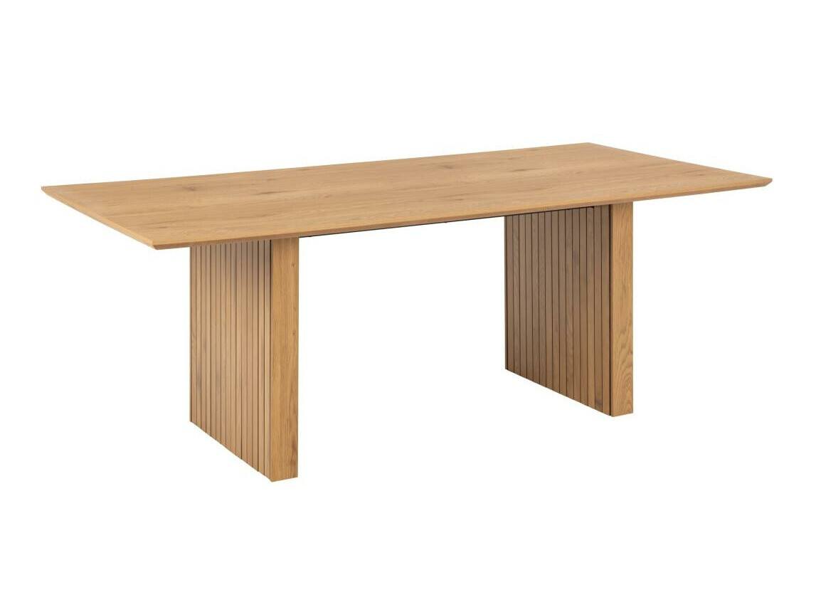 Asztal Oakland 1054, Tölgy, 75x100x210cm, Közepes sűrűségű farostlemez