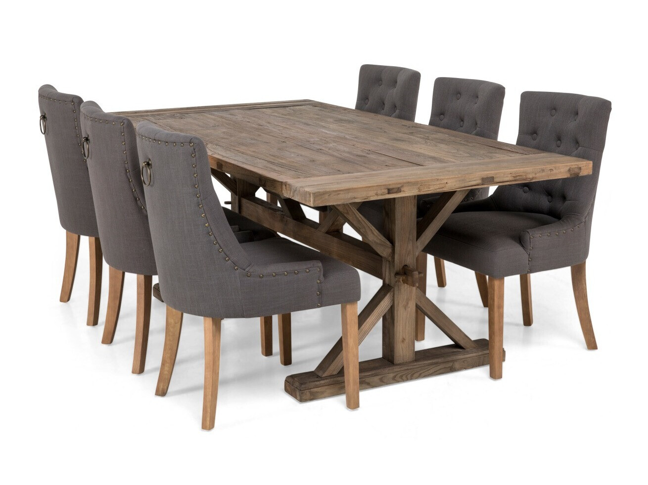 Étkezőgarnitúra Manor House 137, 76x100x200cm, Szilfa