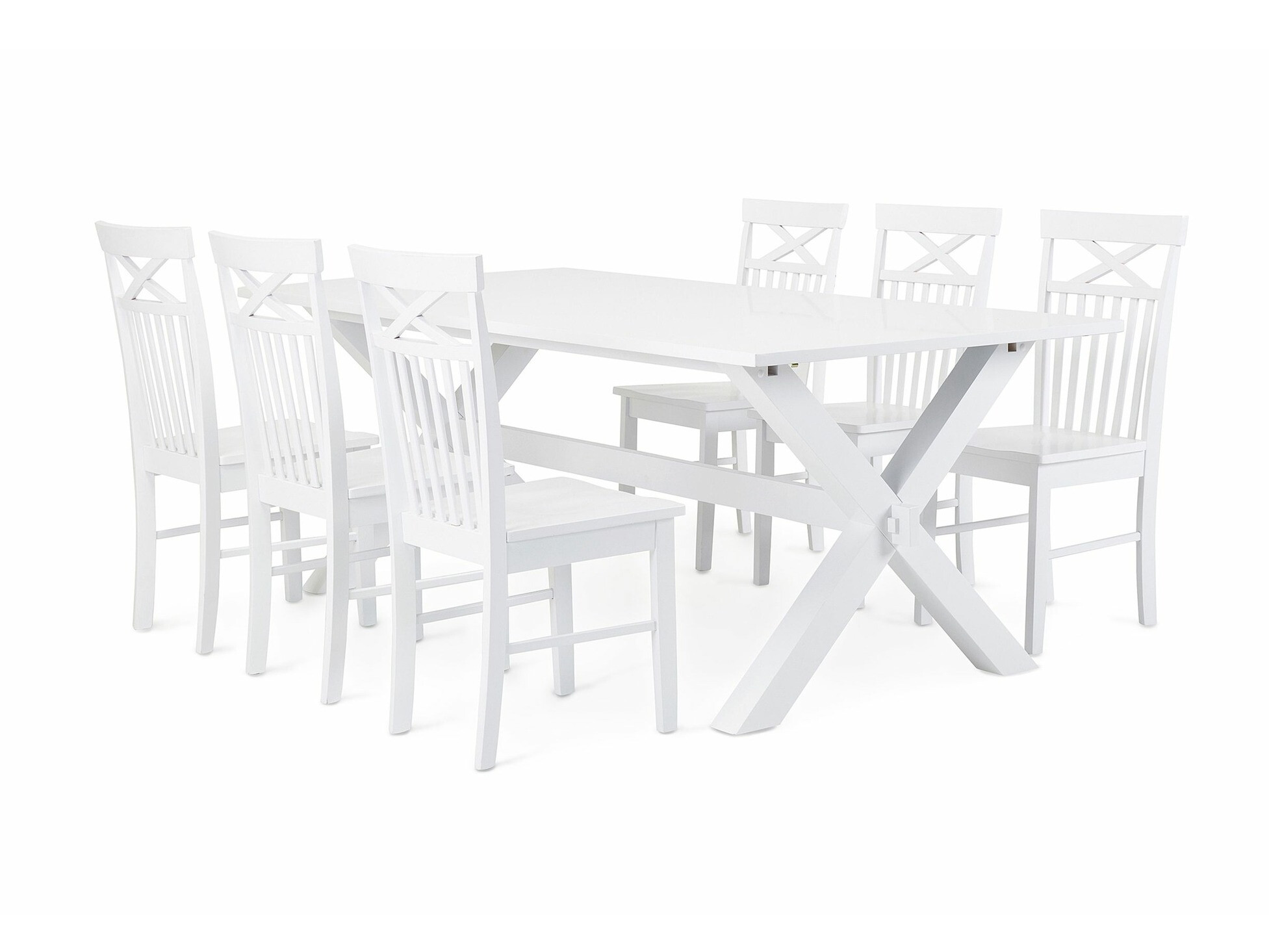 Étkezőgarnitúra Scandinavian Choice 271, 76x90x180cm, Kaucsuk