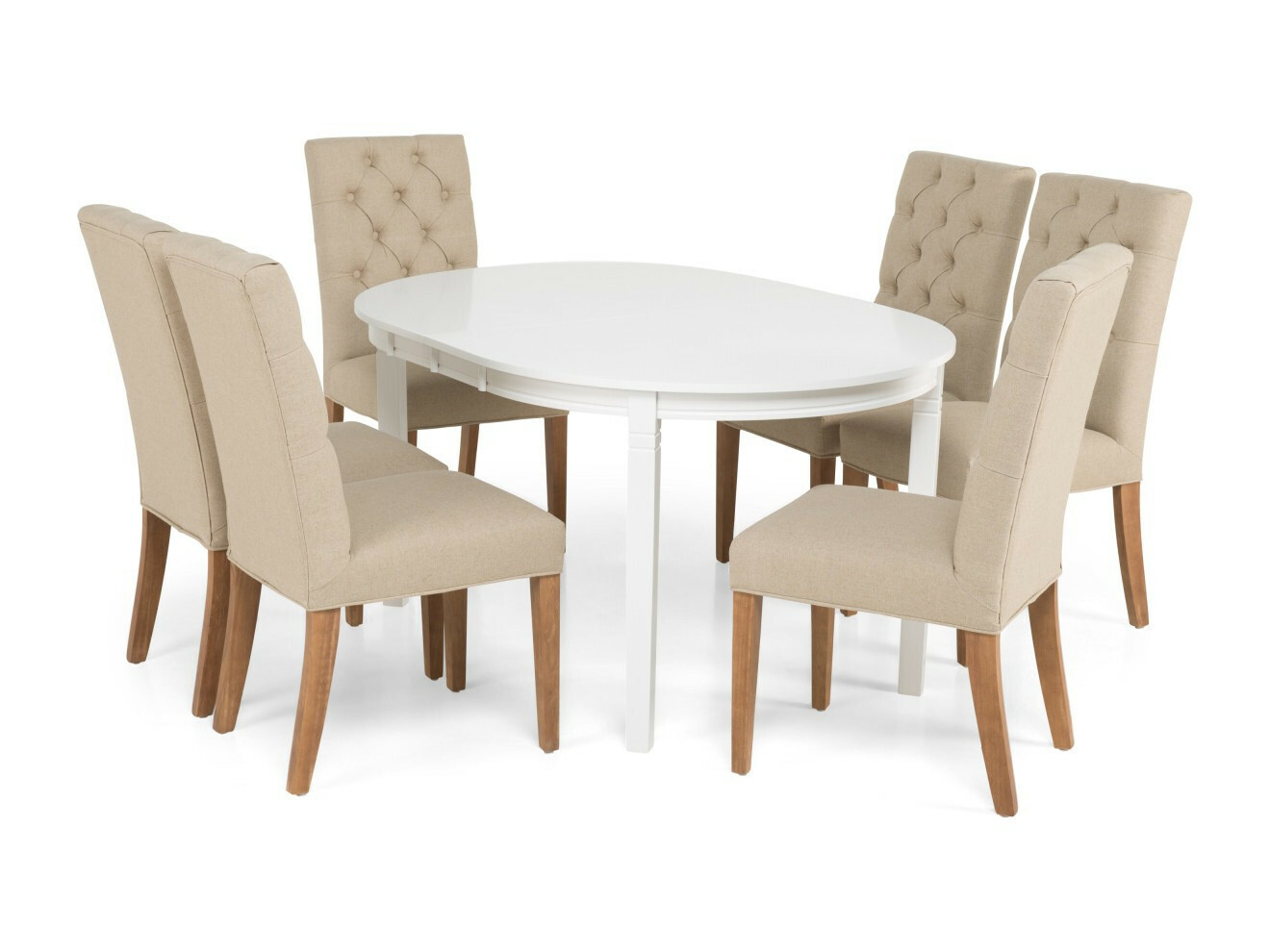 Étkezőgarnitúra Scandinavian Choice 555, 75x107x150cm, Kaucsuk