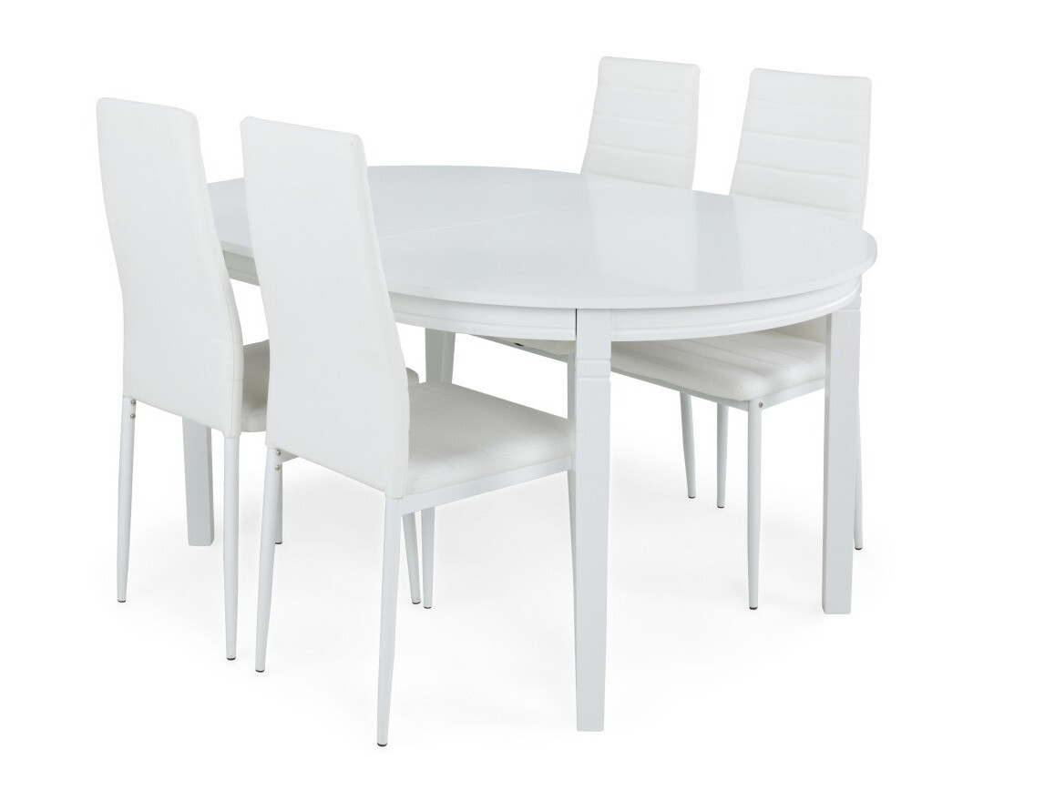 Étkezőgarnitúra Scandinavian Choice 544, 75x107x150cm, Kaucsuk