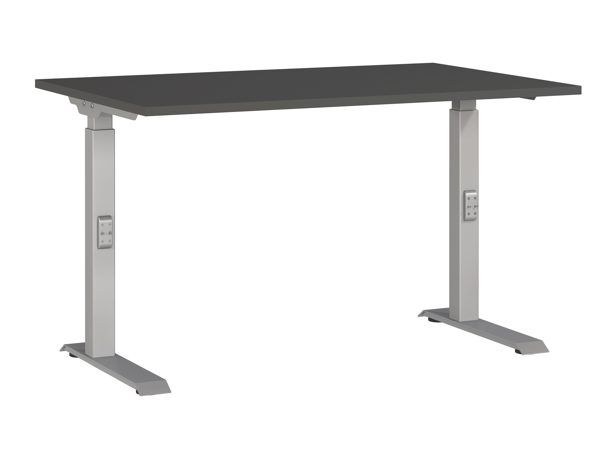 Íróasztal Sacramento 420, 67.7x120x80cm, Ezüst, Grafit