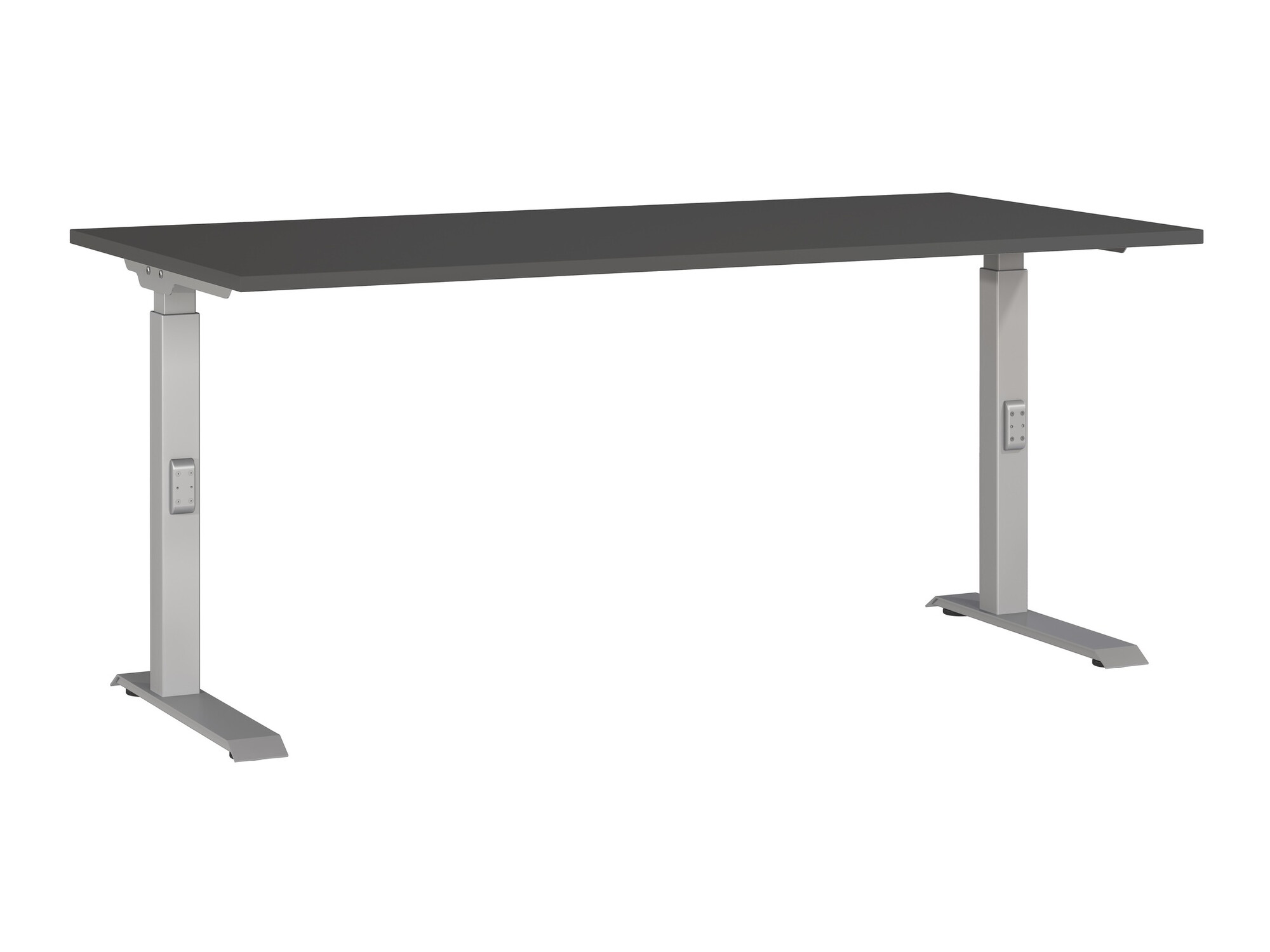 Íróasztal Sacramento 421, 75x160x80cm, Ezüst, Grafit