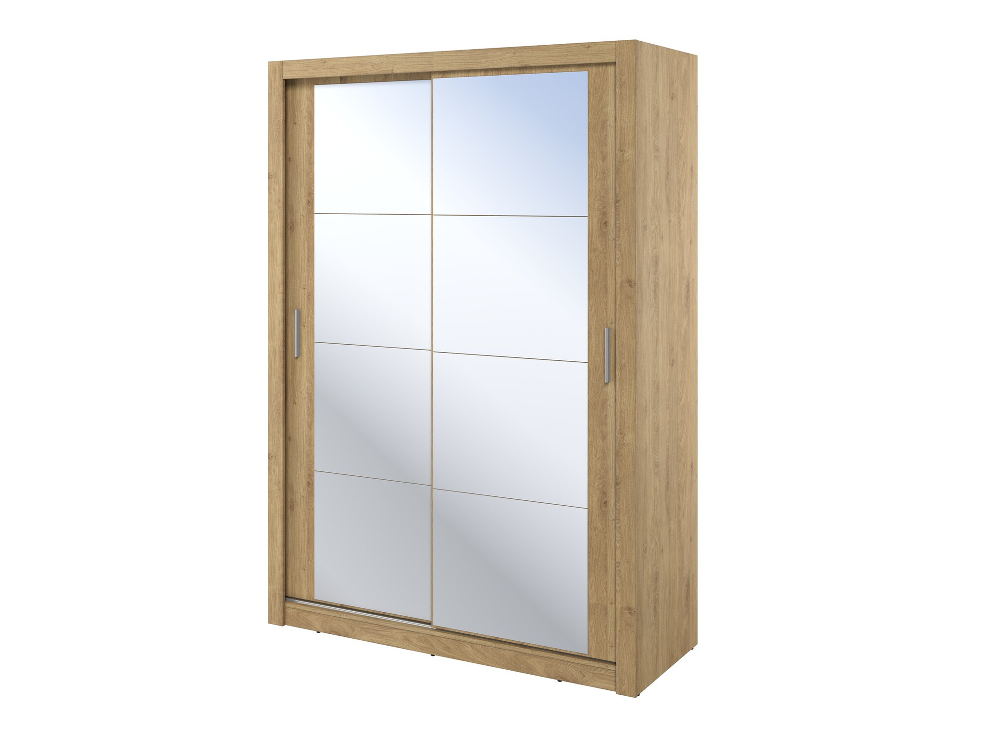 Gardróbszekrény Fresno 152, Tölgy, 215x150x60cm, Szekrényajtók: Tolóajtók,Ajtók száma